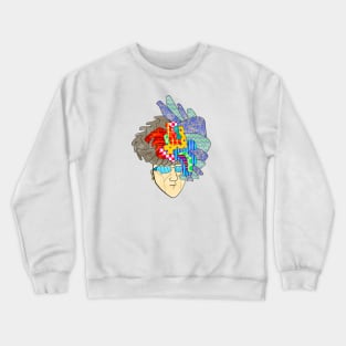 Cool Guy with Extraordinary Style Crewneck Sweatshirt